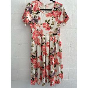 Jessakae Floral Pleated Dress